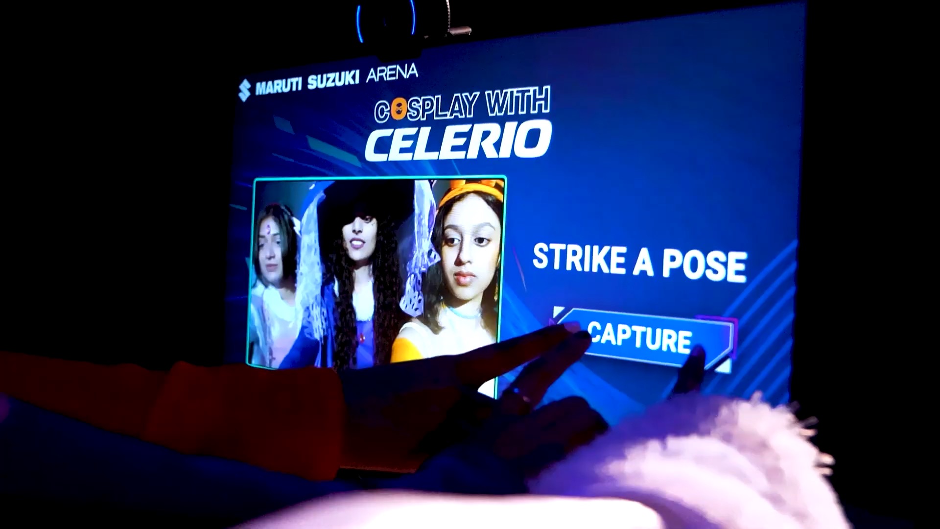 Interactive touchable display